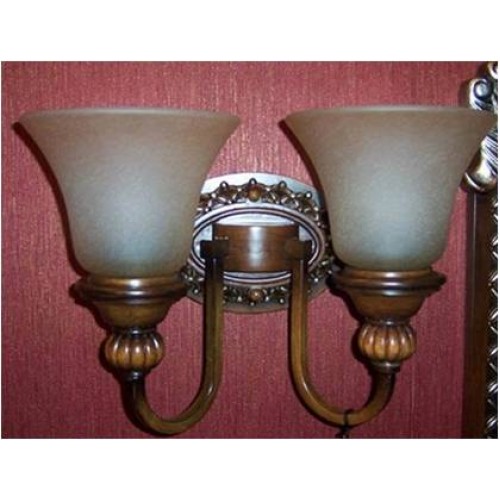 LAMPARA DE PARED CLASICA 2 APLIQUE