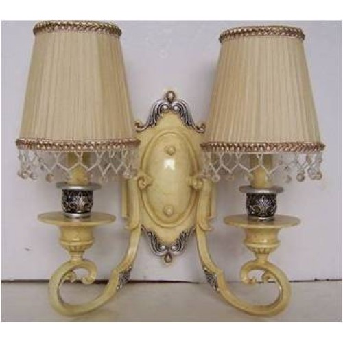 LAMPARA DE PARED CLASICA 2 APLIQUES