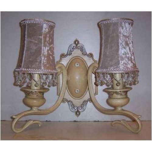 LAMPARA DE PARED CLASICA 2 APLIQUES