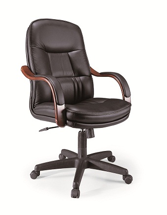 SILLA EJECUTIVA CUERO COLOR NEGRO