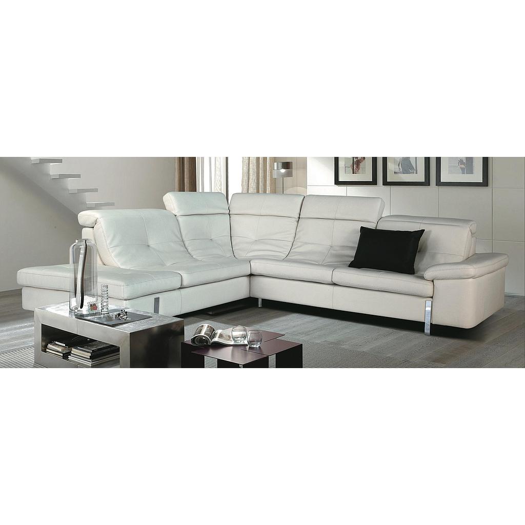 SALA EN L COLOR BLANCO